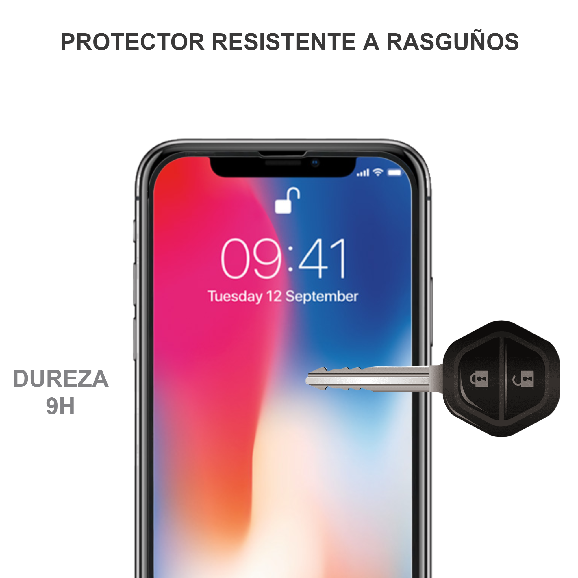 Protector de Pantalla Vidrio Templado de Cobertura Completa para iPhone 13 , 13 Pro Dureza 9H Paquete de 2 Piezas