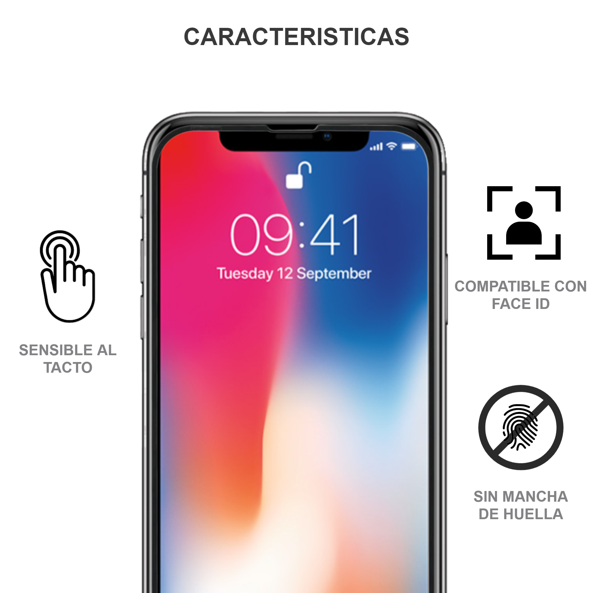 Protector de Pantalla Vidrio Templado de Cobertura Completa para iPhone 13 , 13 Pro Dureza 9H Paquete de 2 Piezas