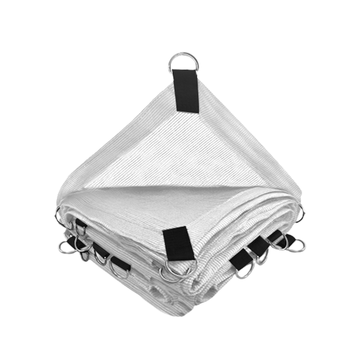 Hanlob Malla Sombra 3x2 m Blanca para Exteriores con Argollas, 90% de Sombra, Bloqueo de Rayos UV, Sombra Raschel para Jardín o Terraza, Resistente a Lluvias, Fácil y Lista para Instalar.