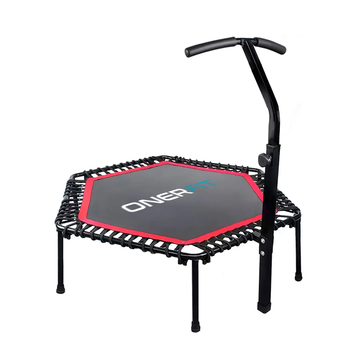 Trampolin Fitness Ejercicio Hexagonal Barra Soporte ONERFIT Profesional