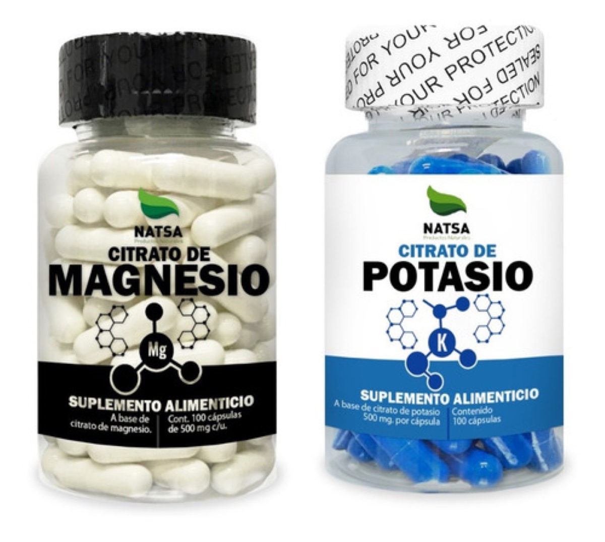 Pack Citratos - Magnesio Y Potasio 100 Caps C/