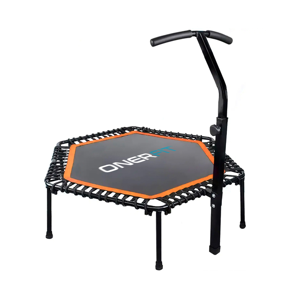 Trampolin Fitness Ejercicio Hexagonal Barra Soporte ONERFIT Profesional