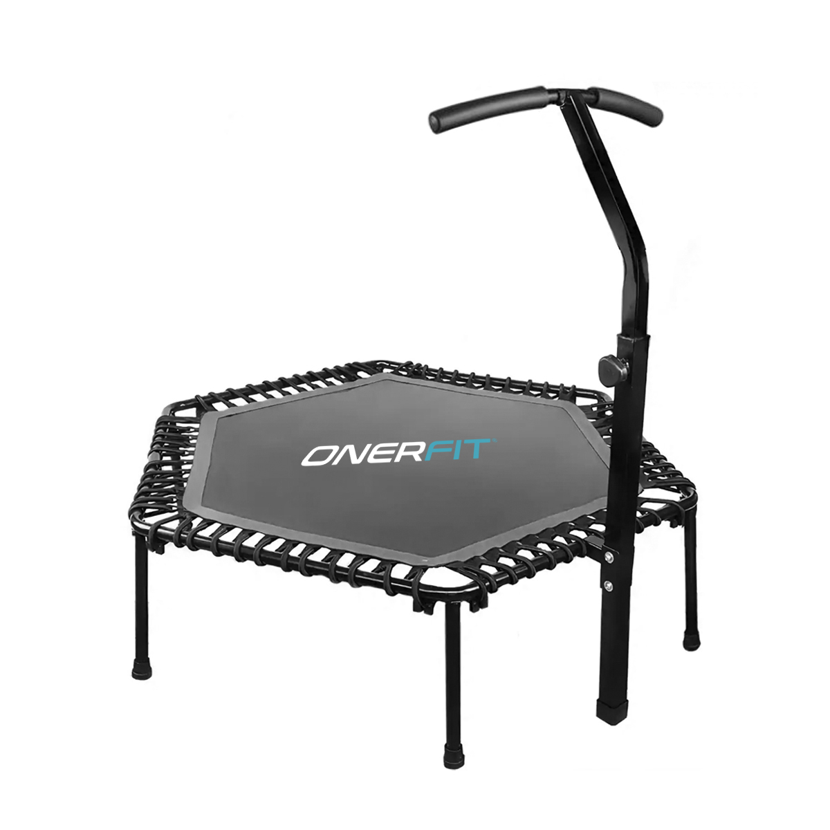 Trampolin Fitness Ejercicio Hexagonal Barra Soporte ONERFIT Profesional