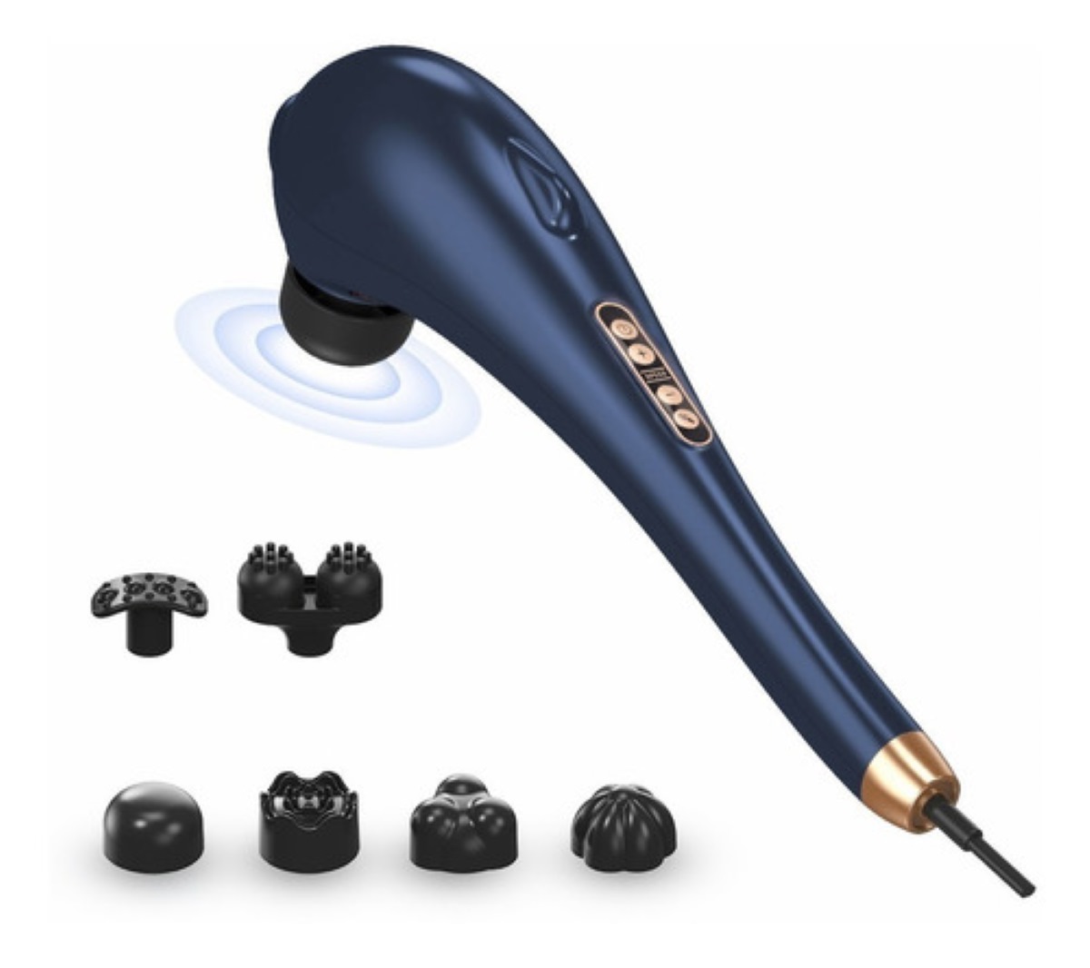 Masajeador Electrico Infrarrojo De Mano Para Cuerpo Azul