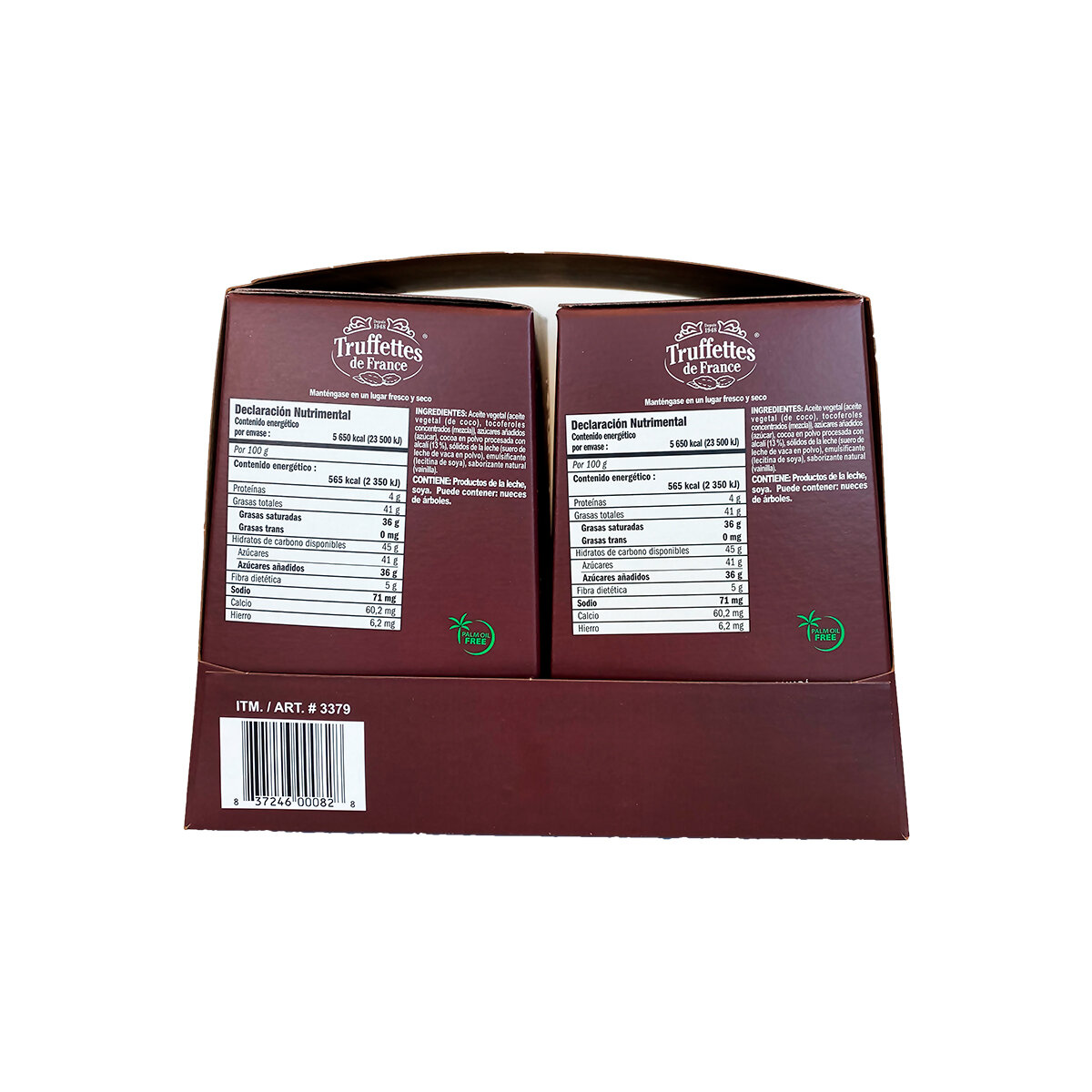 Trufas Estilo Francés Espolvoreadas Con Cacao 2kg Chocmod