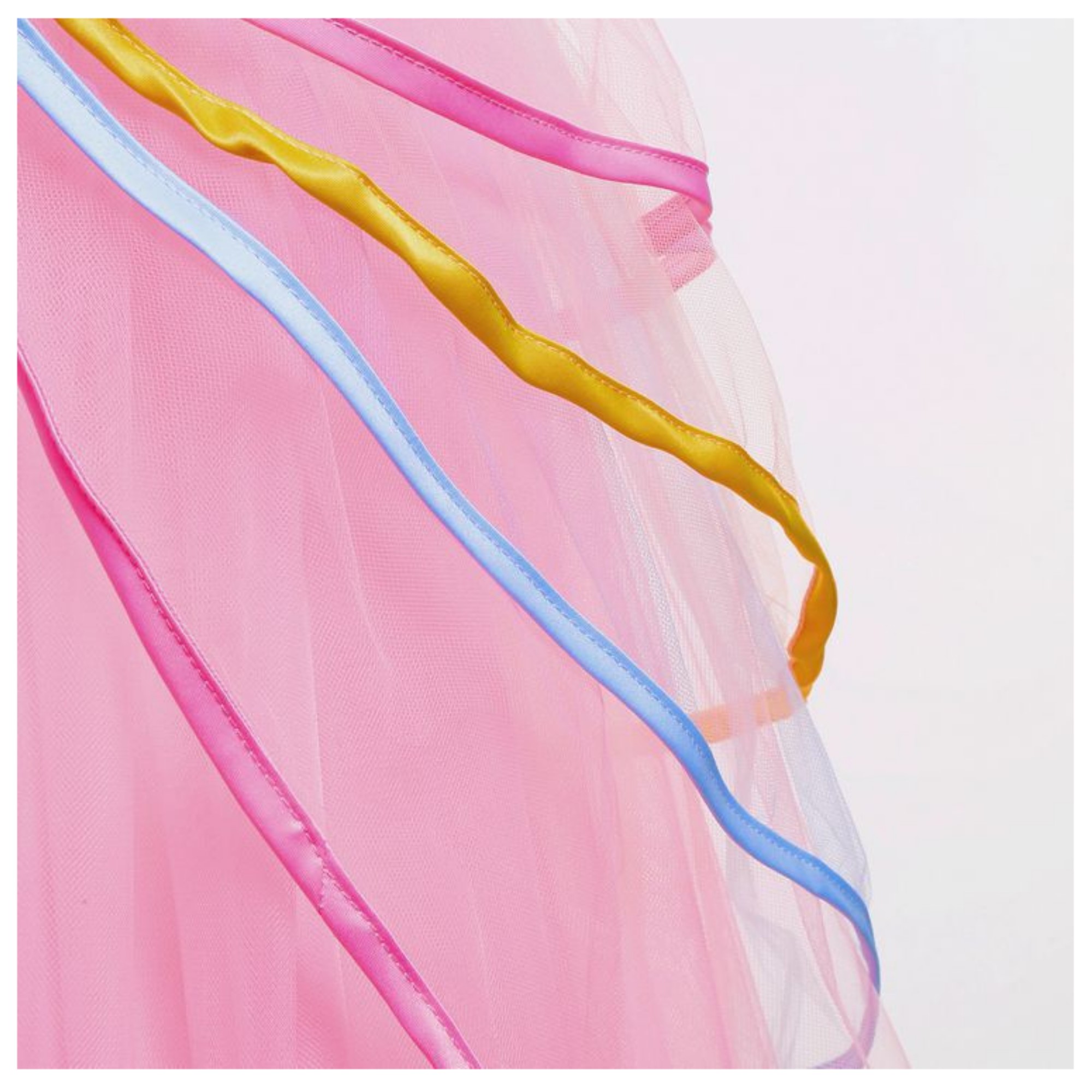 Vestido Largo para Niña Disfraz de Unicornio Con Diadema COLOR ROSA