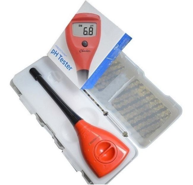 Medidor de pH de bolsillo Checker con resolución de 0.1 pH HI98103