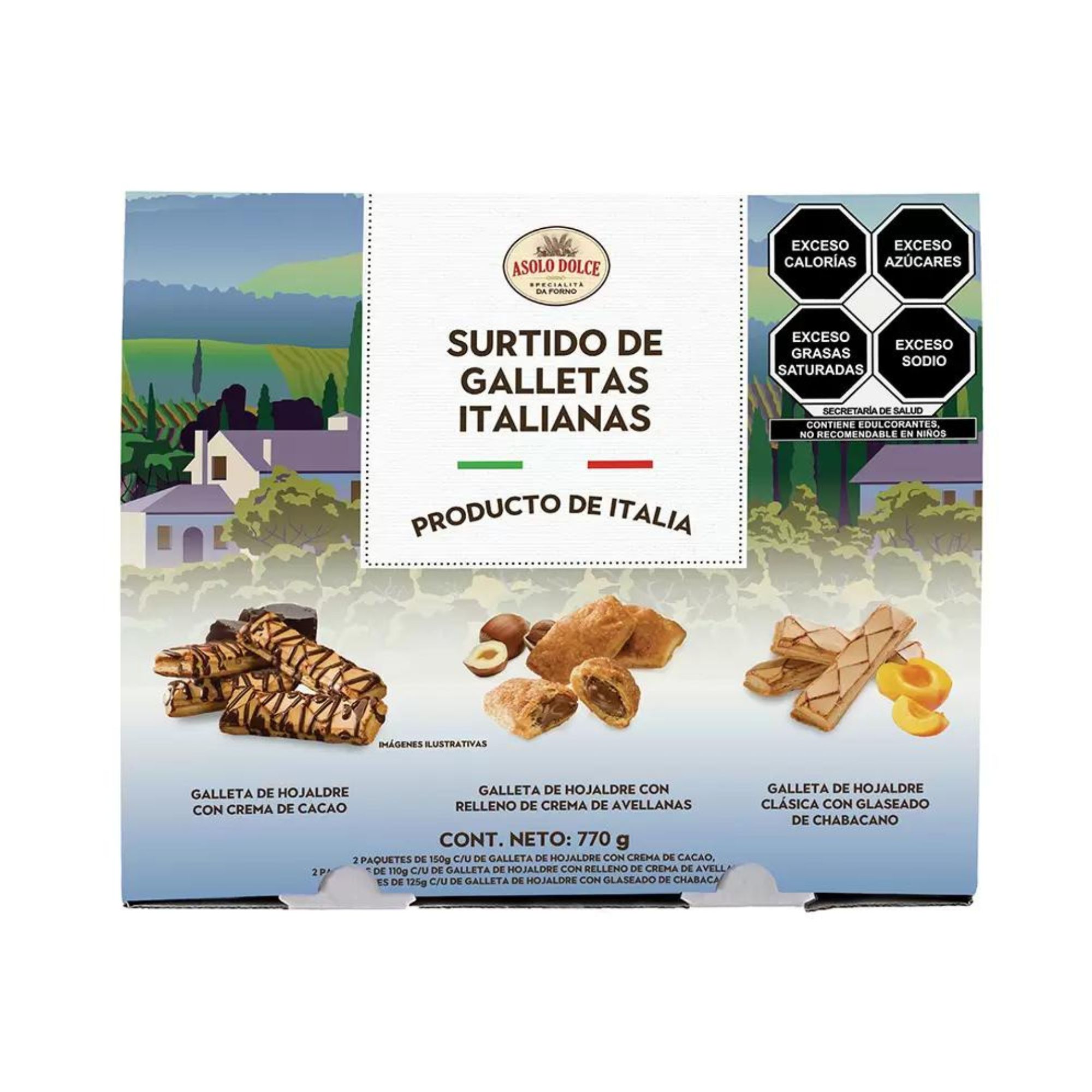 Surtido de Galletas Italianas Asolo Dolce 770 g