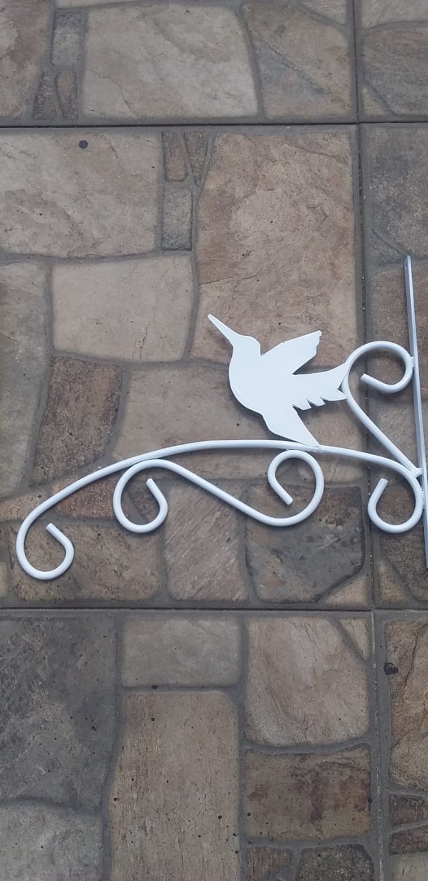Ménsulas Para Macetas Colgantes En Forma De Colibrí 2 Piezas