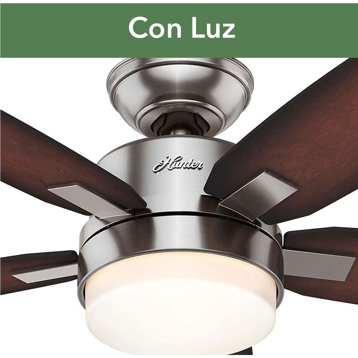 Ventilador de Techo de 54 Pulgadas 5 Aspas Hunter 59039 SMAC