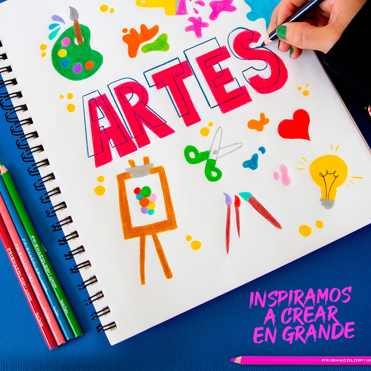 Lápices de Colores Prismacolor Junior Unipunta, Colores Intensos 24 piezas