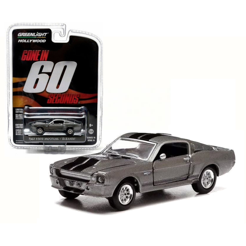 Ford Mustang 1967 Eleanor 60 Segundos Greenlight Escala 1:64