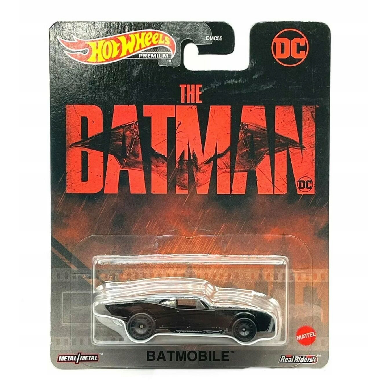 Hot Wheels PREMIUM Batmobile Batimovil 2022 Pattinson Escala 1:64