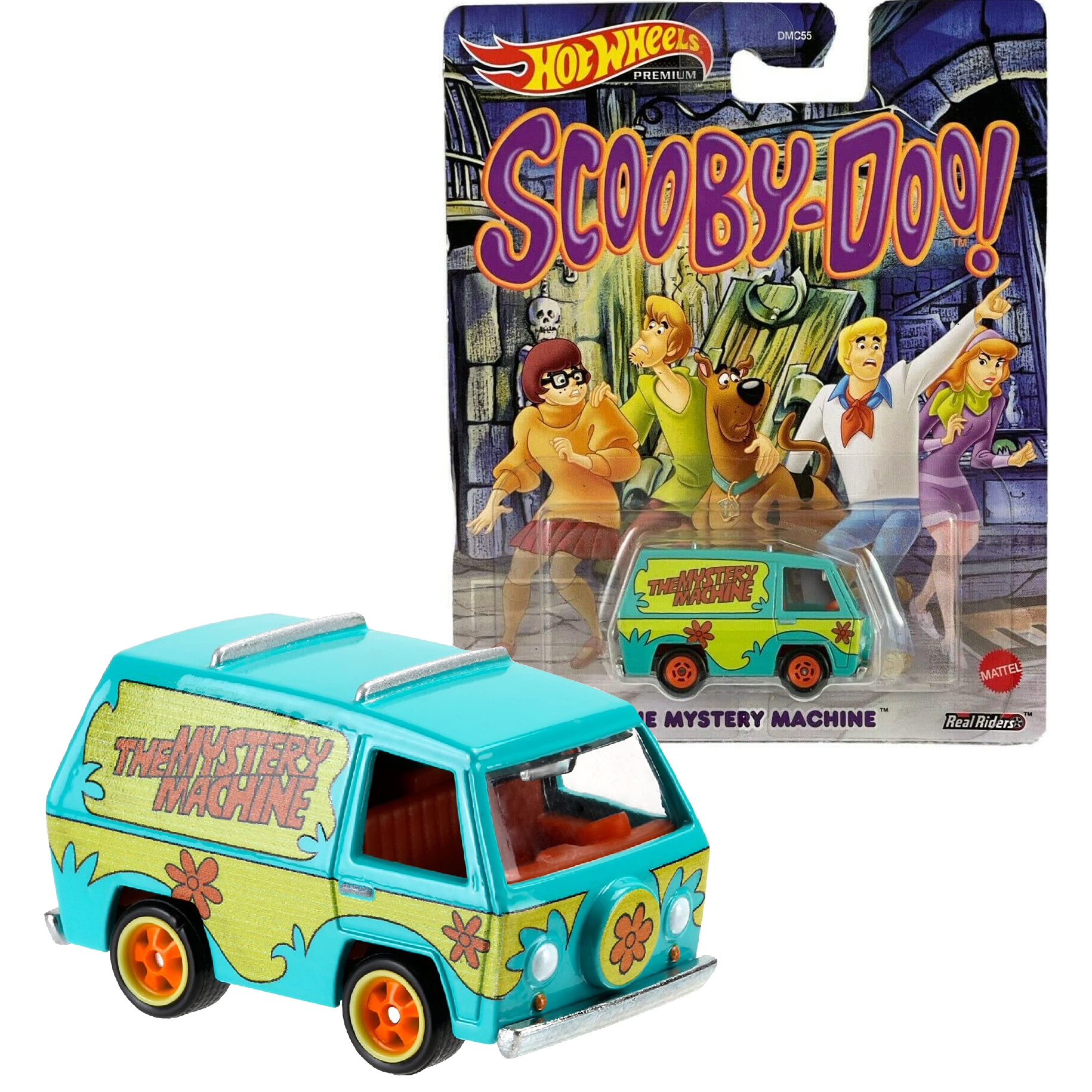 Hot Wheels PREMIUM Scooby Doo The Mystery Machine Escala 1:64