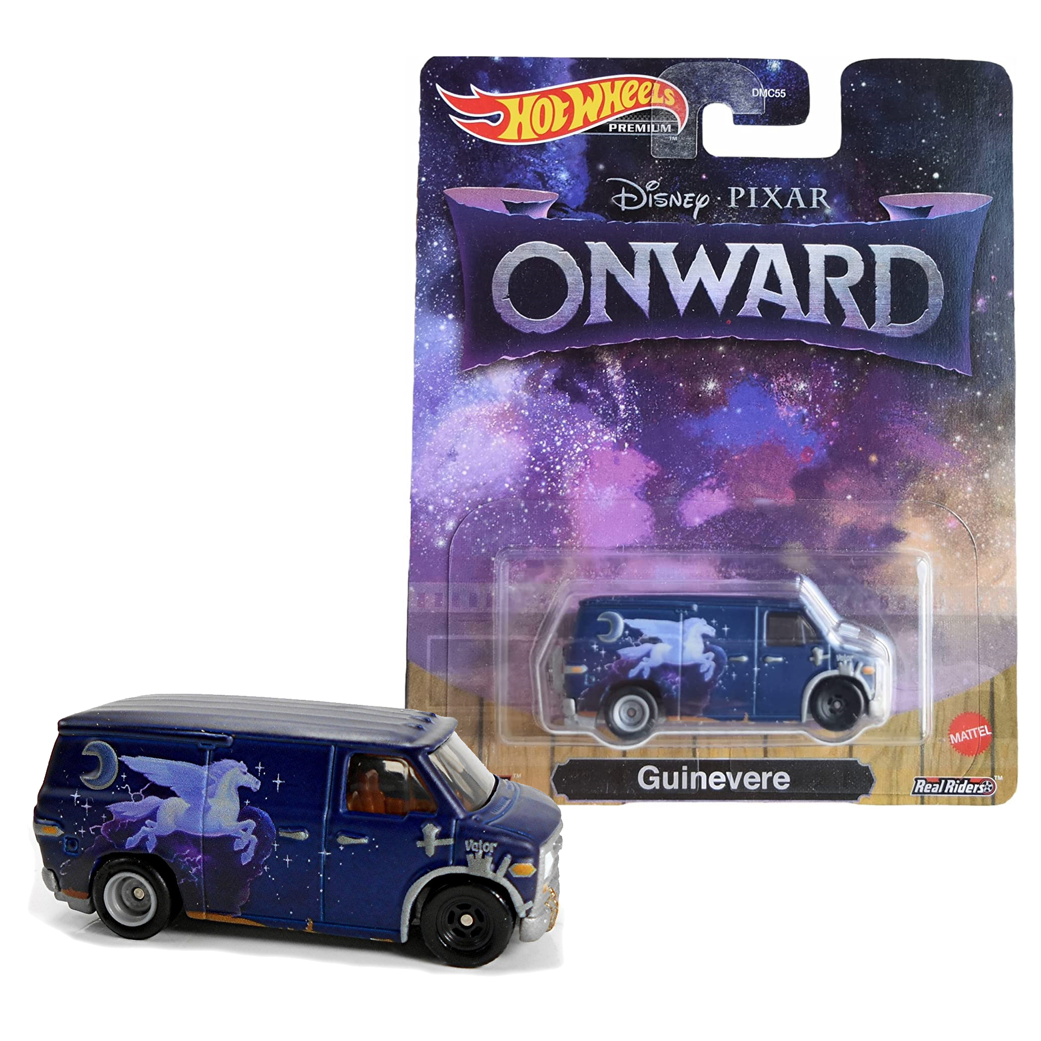 Hot Wheels PREMIUM Guinevere DISNEY Pixar Onward Escala 1:64 
