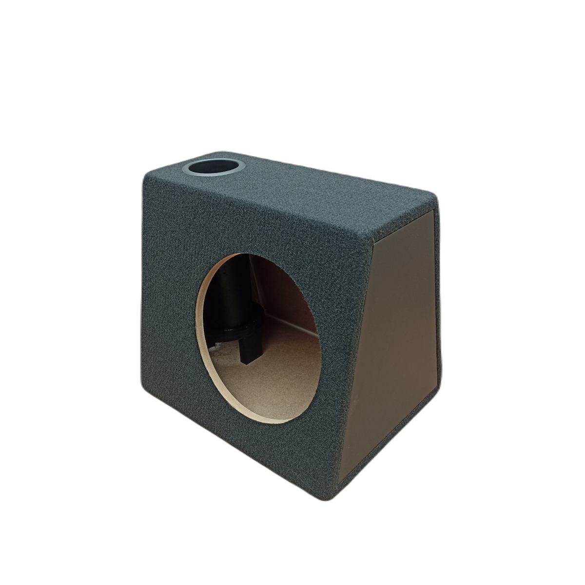 Cajon Para Un Woofer De 10 Pulgadas Porteado Tipo Piramide