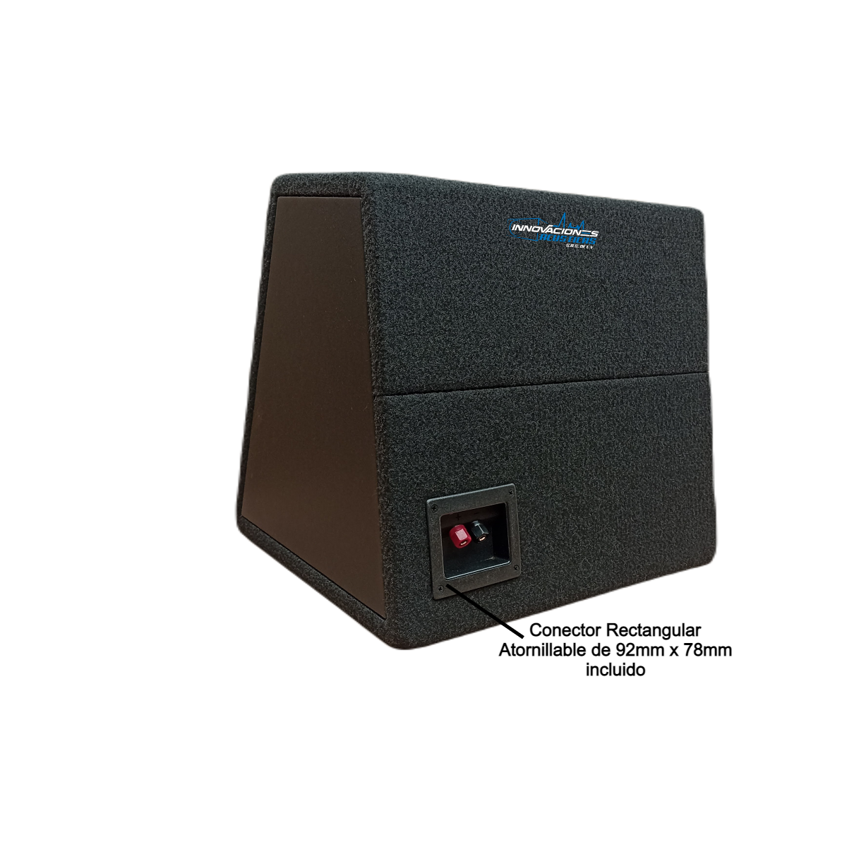 Cajon Para Un Woofer De 10 Pulgadas Porteado Tipo Piramide