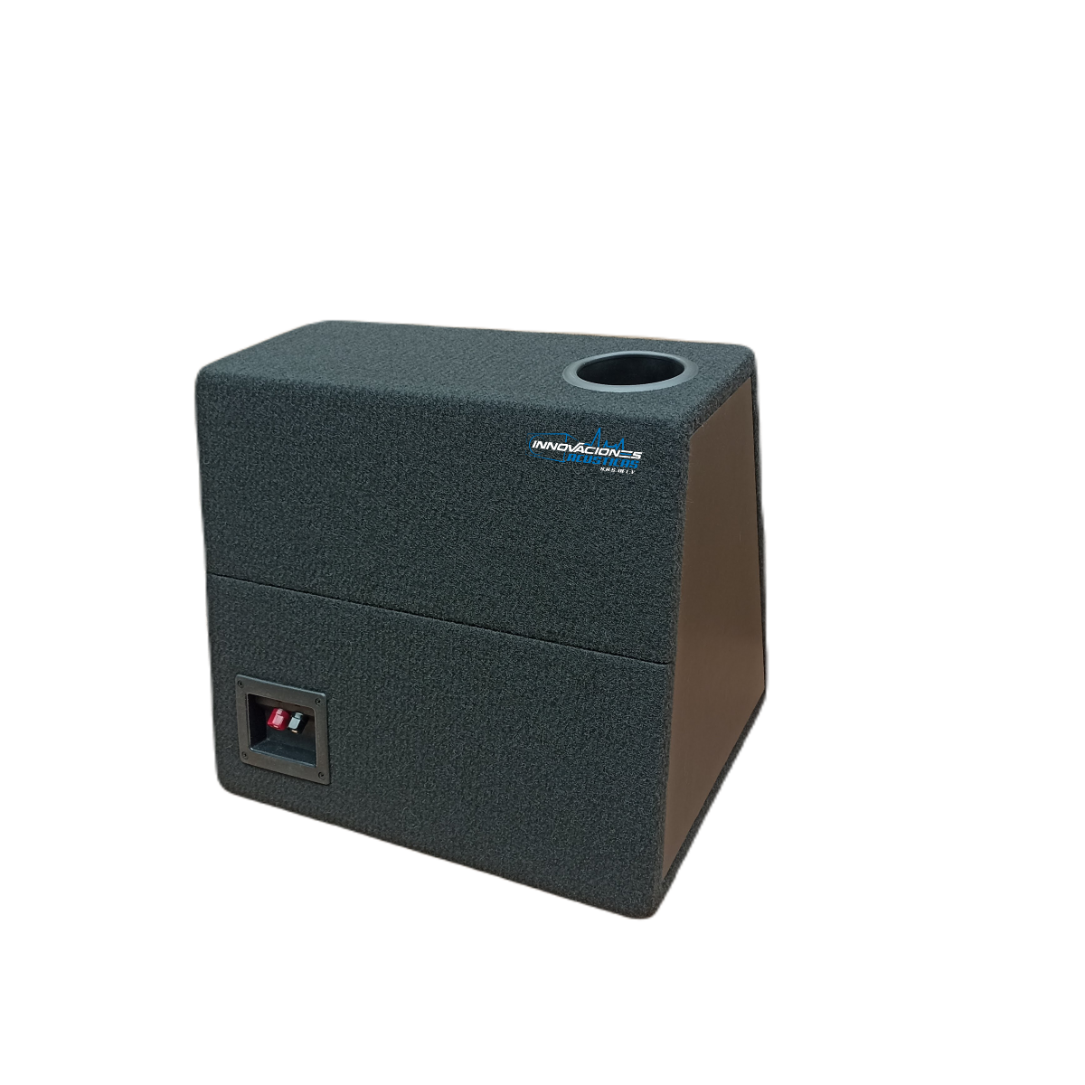 Cajon Para Un Woofer De 10 Pulgadas Porteado Tipo Piramide