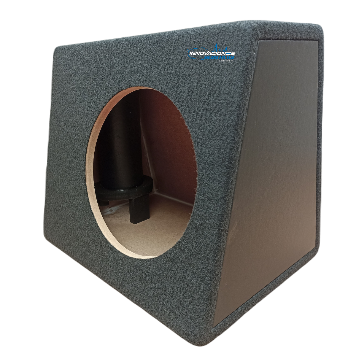 Cajon Para Un Woofer De 10 Pulgadas Porteado Tipo Piramide