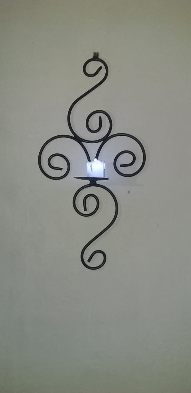 Pota Vela De Pared Decoracion Para El Hogar 2 piezas