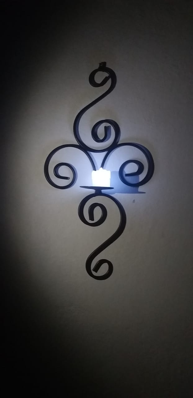 Pota Vela De Pared Decoracion Para El Hogar 2 piezas