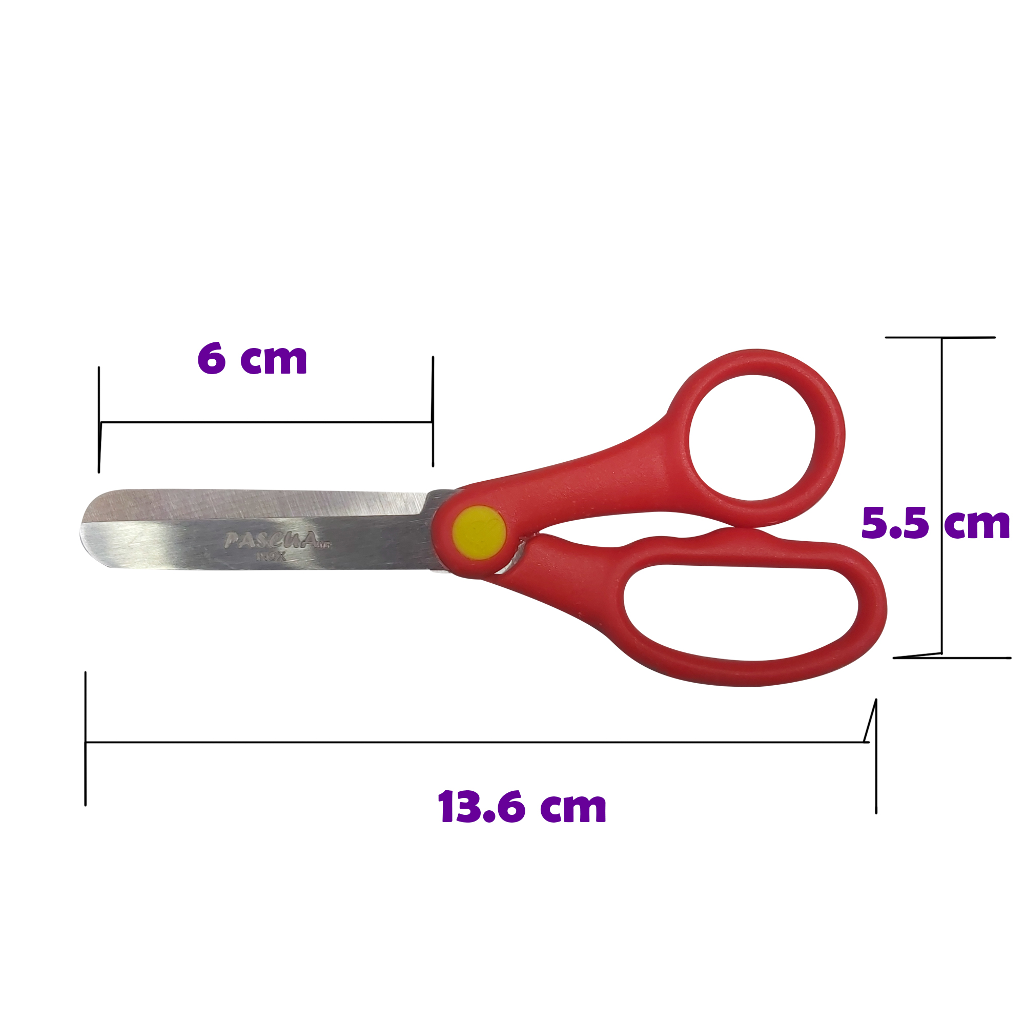 TIJERA ESCOLAR PUNTA ROMA TIJ-ES002 Color Surtido