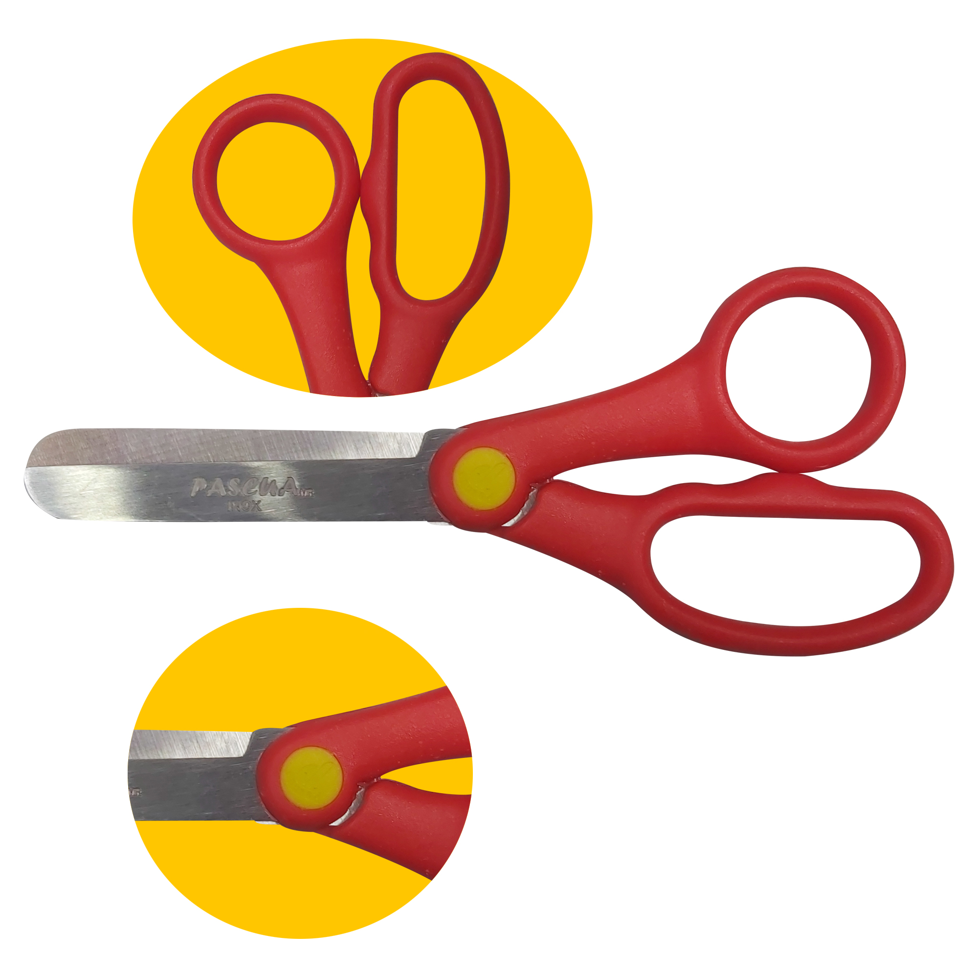 TIJERA ESCOLAR PUNTA ROMA TIJ-ES002 Color Surtido