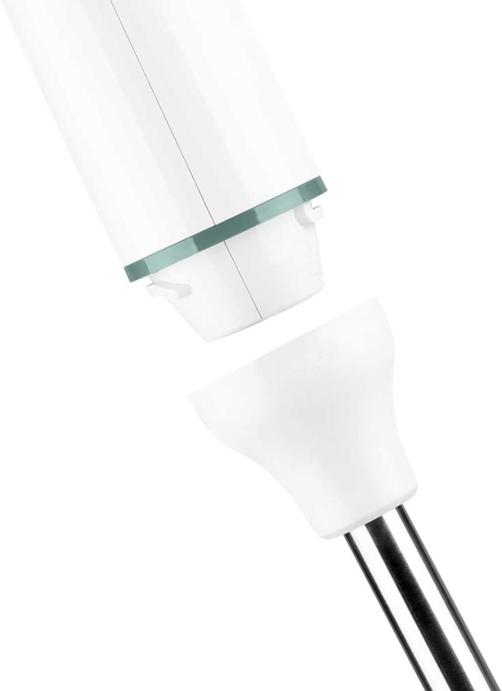 Taurus ROBOT 500 INOX Batidora de Inmersión 500 Watts, Acero Inoxidable, Desmontable, Blanco, Control Pulso, Turbo Rotation System