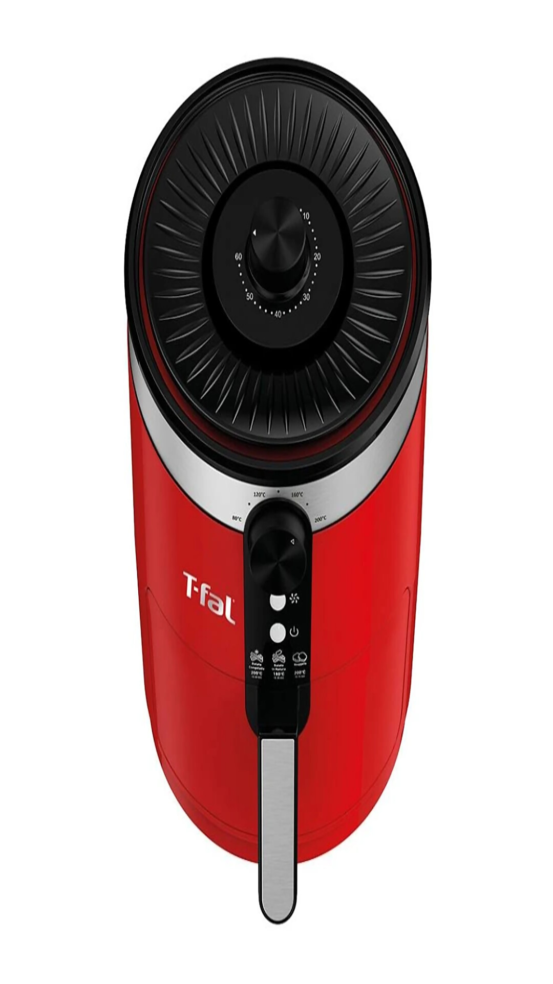Freidora de aire TFal manual 3.2 Litros Roja EY1225MX