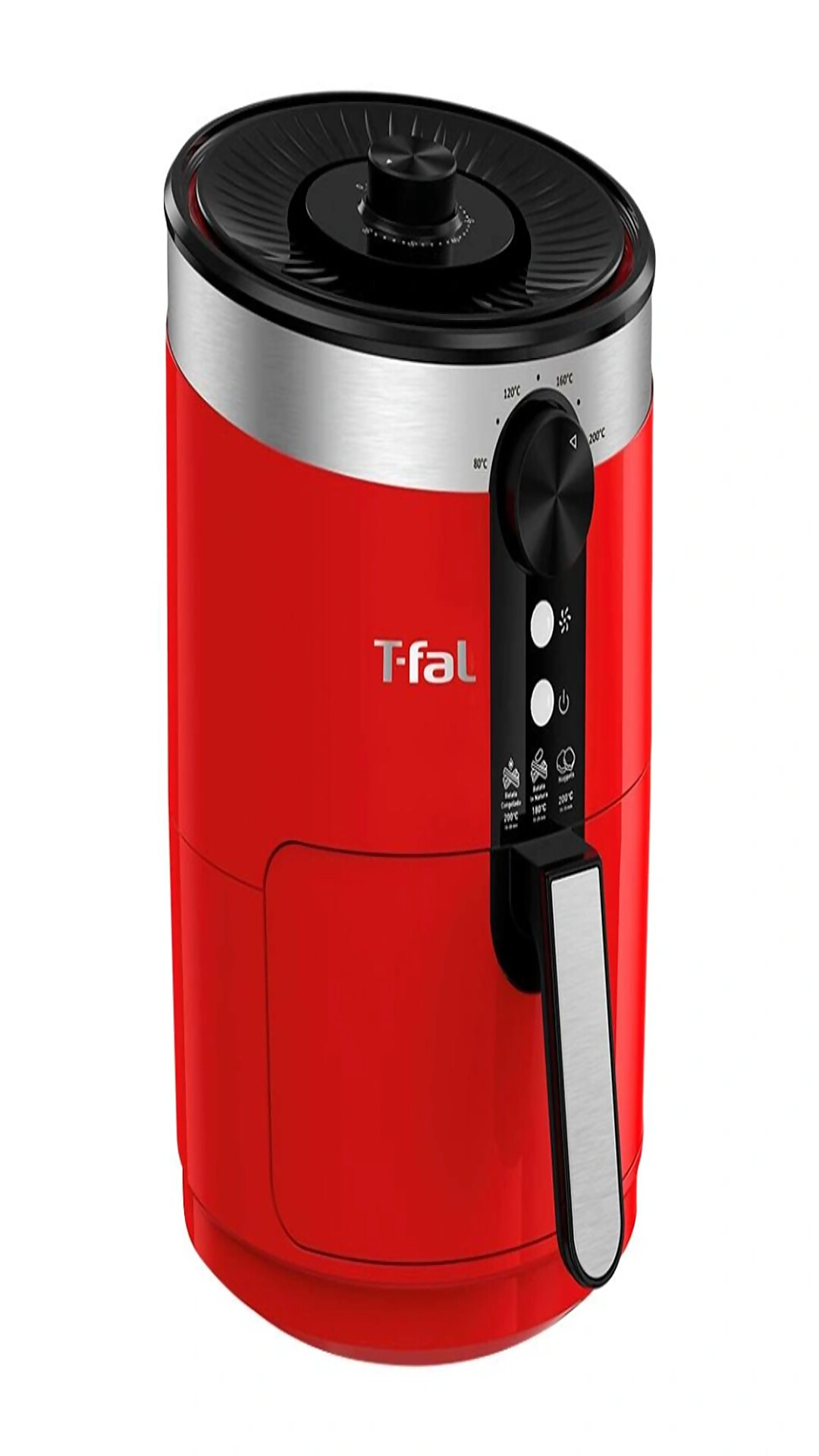 Freidora de aire TFal manual 3.2 Litros Roja EY1225MX