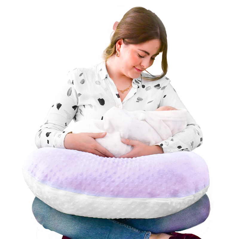 Almohada de Lactancia Bebe Modelo Lacty, Cojín para Embarazo Maternidad Marca Baby Red Baboon