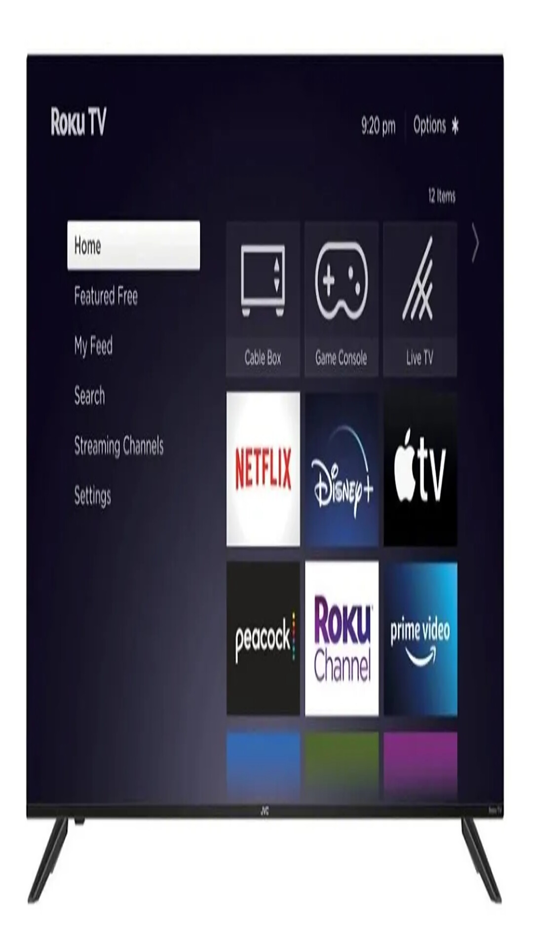 TV JVC 55" 4K UHD Smart TV SI55US