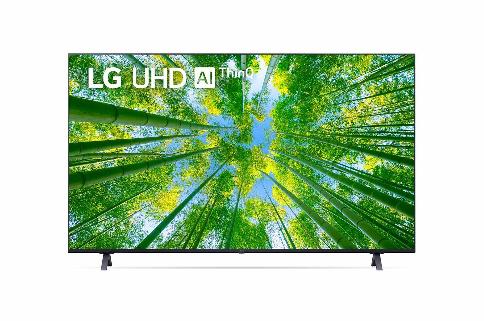 LG Smart TV LED UHD AI ThinQ UQ80 55", 4K Ultra HD, Widescreen, Negro