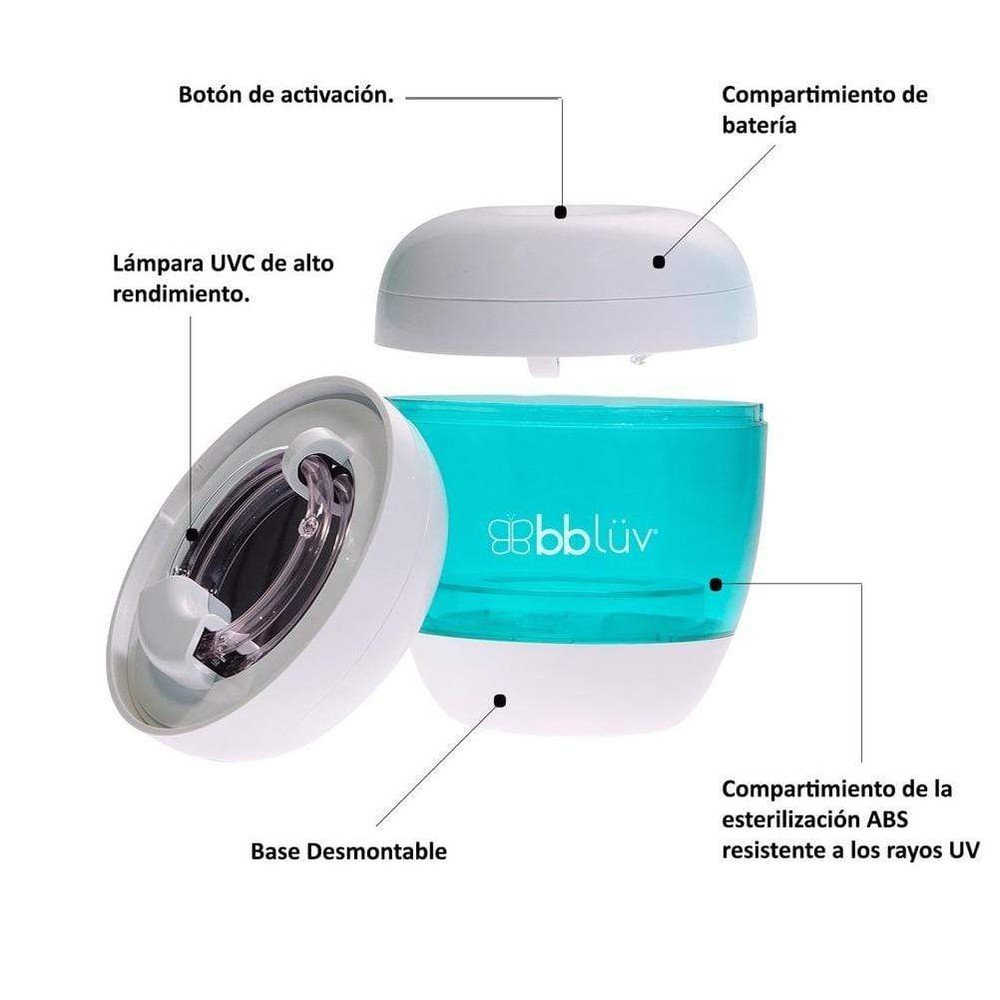 BBLÜV ÜVI ESTERILIZADOR UV PORTÁTIL 4-EN-1