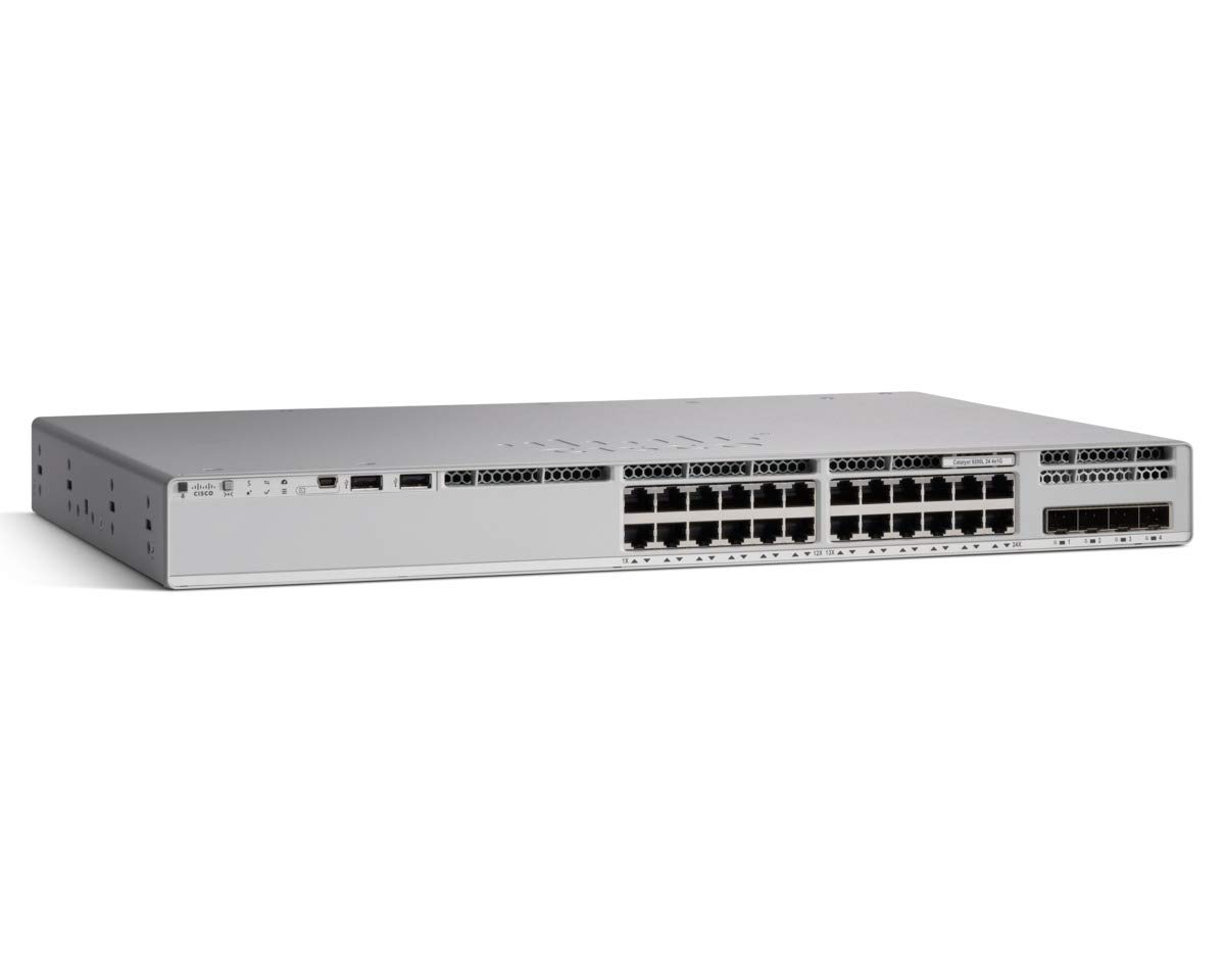 Cisco Catalyst 9200 C9200L-24P-4G Layer 3 Switch - 24 X Gigabit Ethernet Network 