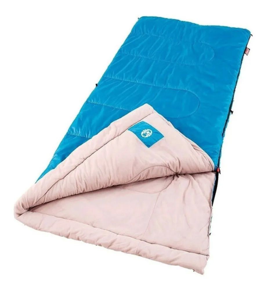 Bolsa Dormir Sleeping Bag Sun Ridge Poliéster Azul Coleman