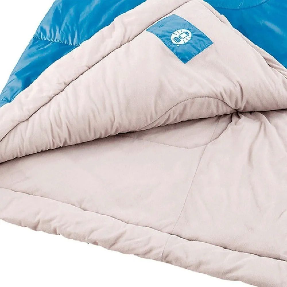 Bolsa Dormir Sleeping Bag Sun Ridge Poliéster Azul Coleman