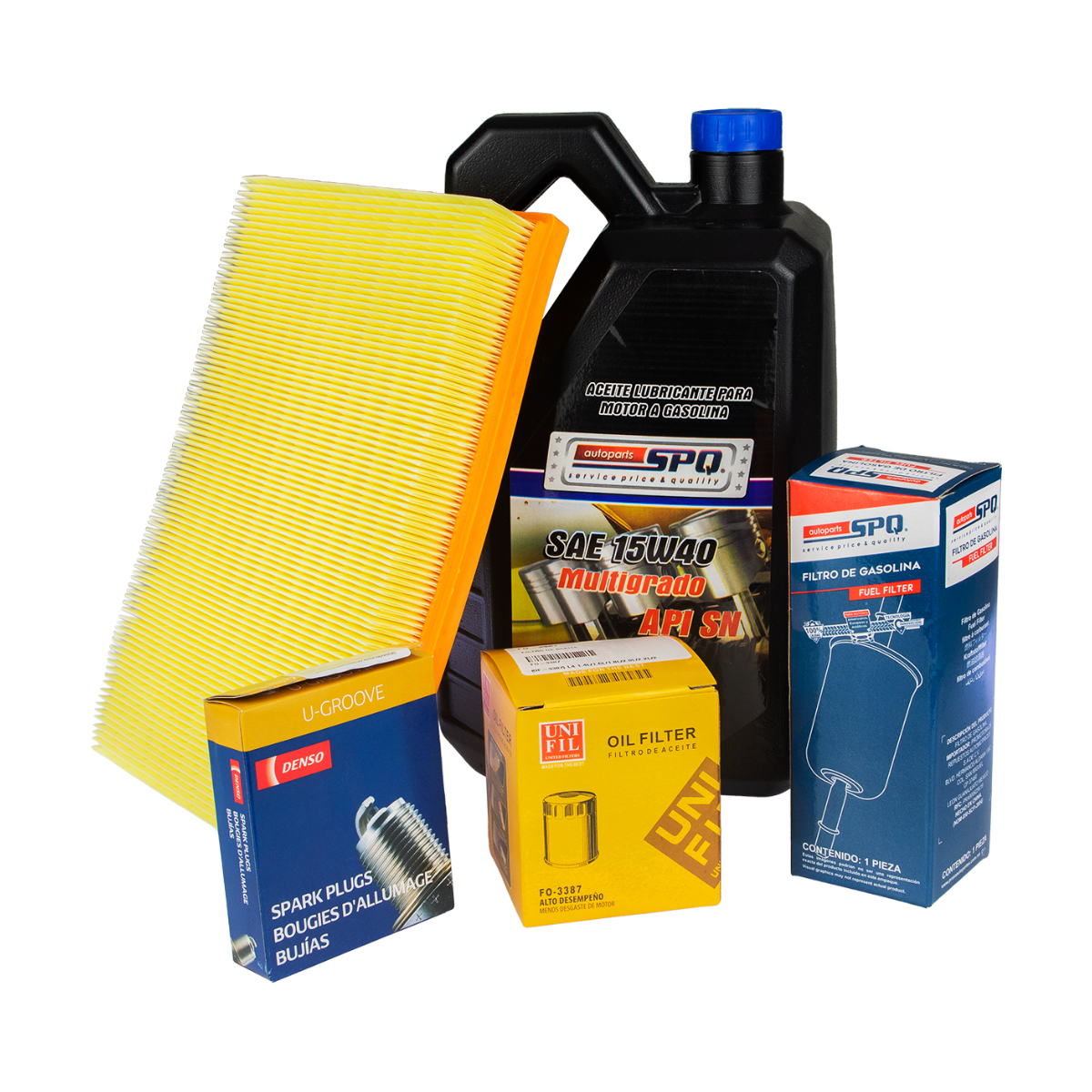 Kit De Afinacion, SPQ; Para Chevrolet Tornado 2004-2018 L4; 1.8