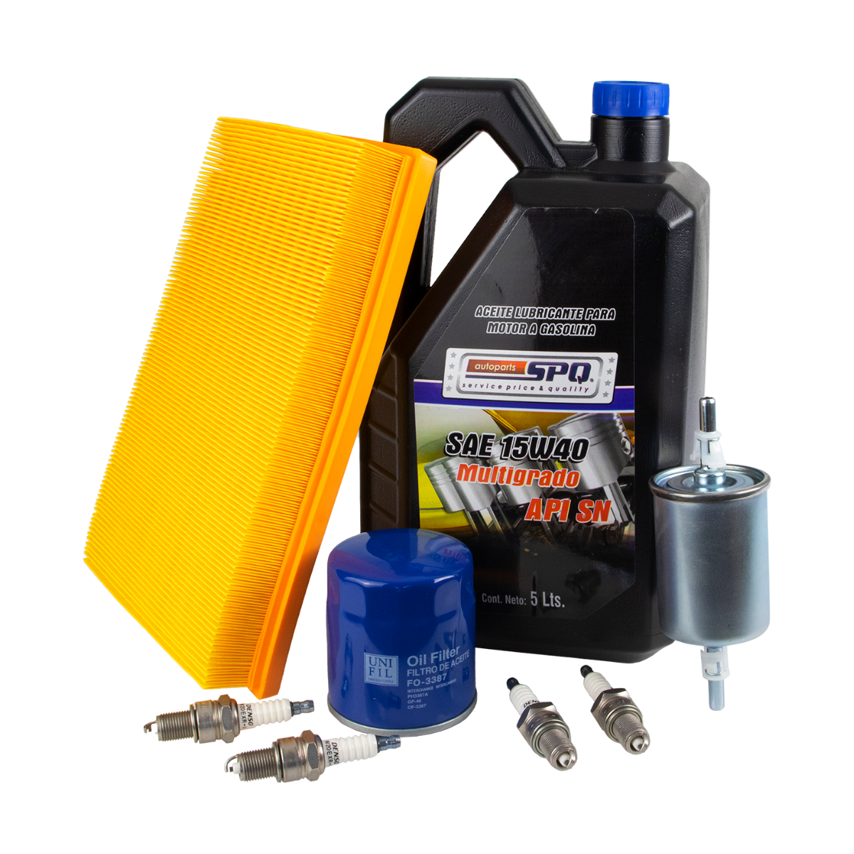 Kit De Afinacion, SPQ; Para Chevrolet Tornado 2004-2018 L4; 1.8