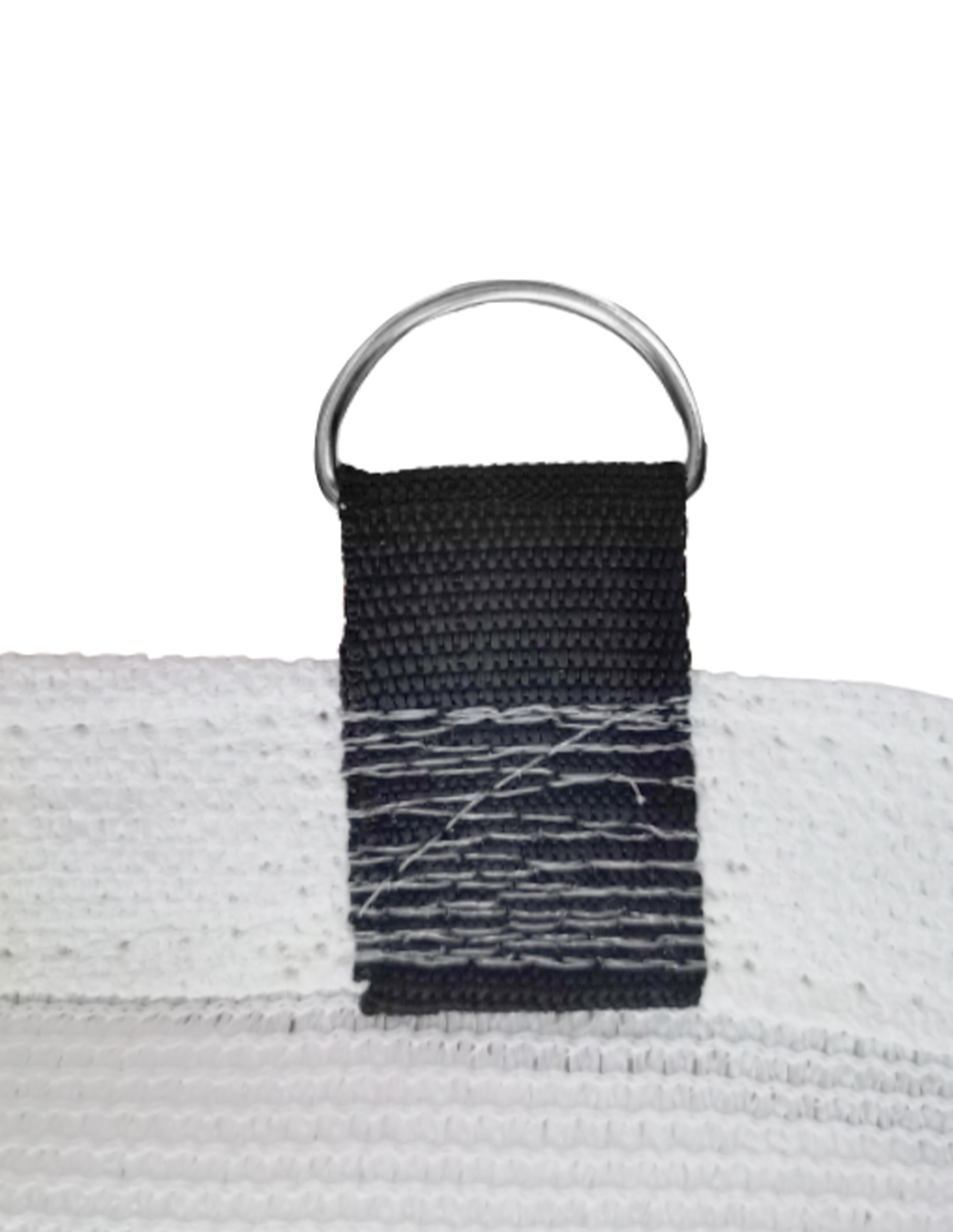 Hanlob Malla Sombra 3x3 m Blanca para Exteriores Extra Reforzada, 90% de Sombra, Bloqueo de Rayos UV, Sombra Raschel para Jardín o Terraza, Resistente a Lluvias, Fácil y Lista para Instalar.