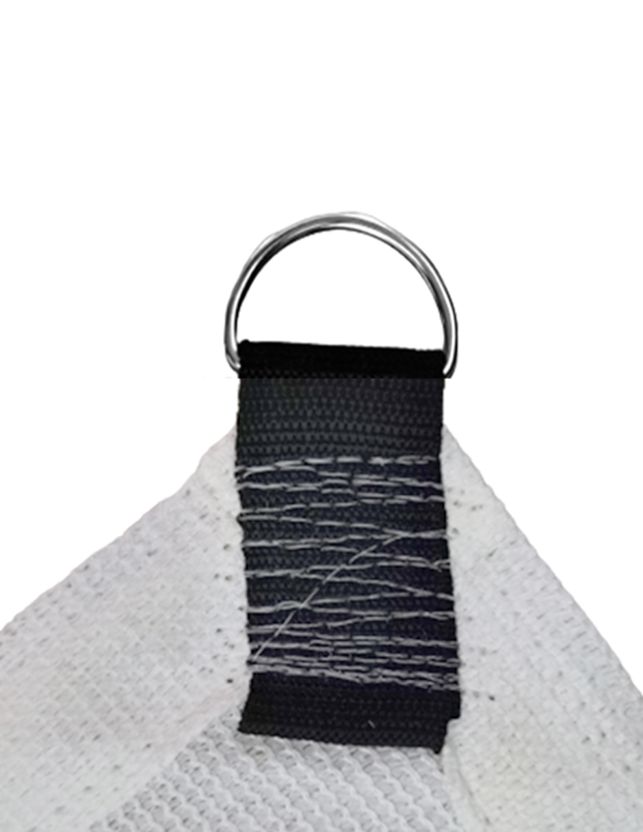 Hanlob Malla Sombra 3x3 m Blanca para Exteriores Extra Reforzada, 90% de Sombra, Bloqueo de Rayos UV, Sombra Raschel para Jardín o Terraza, Resistente a Lluvias, Fácil y Lista para Instalar.