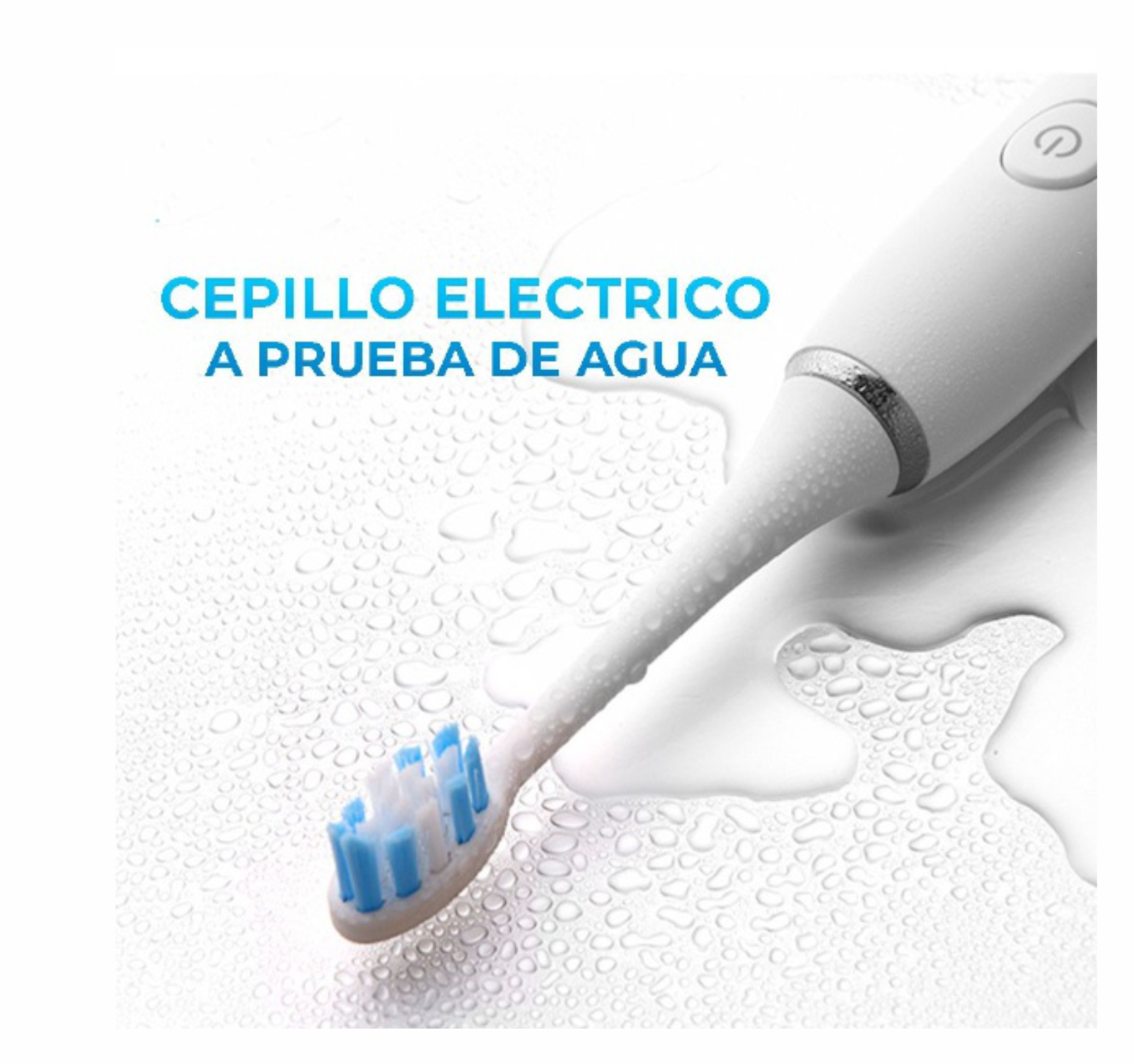 Cepillo De Dientes Eléctrico Ultrasónico Con 2 Cabezales