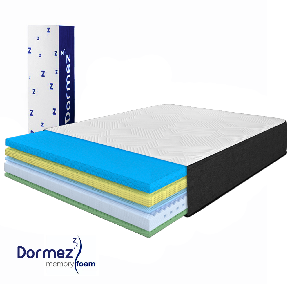 Colchón Individual En Caja Dormez Eternal Confort Ortopédico Memory Foam Gel