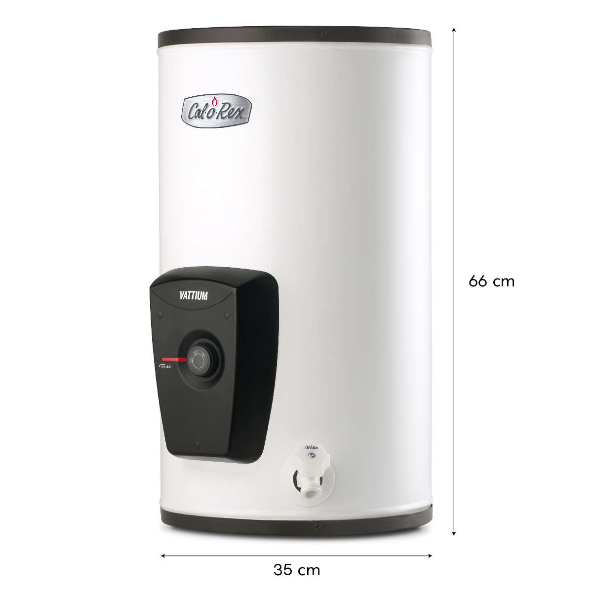 CCalentador de Agua, Depósito Eléctrico Calorex Vattium E-10 para 1 Servicio, 41 Litros a 120-127 Voltios