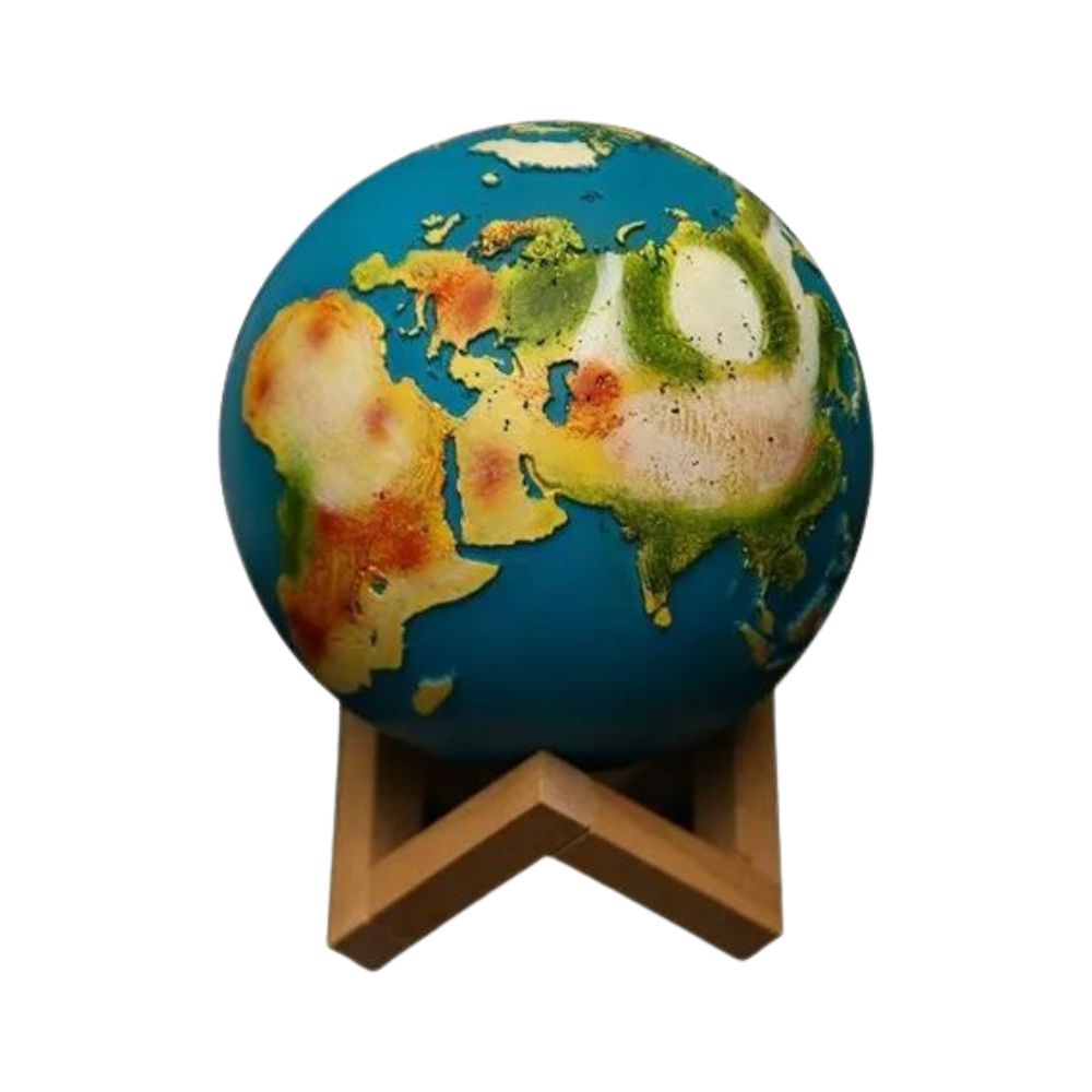 Lámpara LED 3D planeta tierra Gadgets&Fun con control incluido