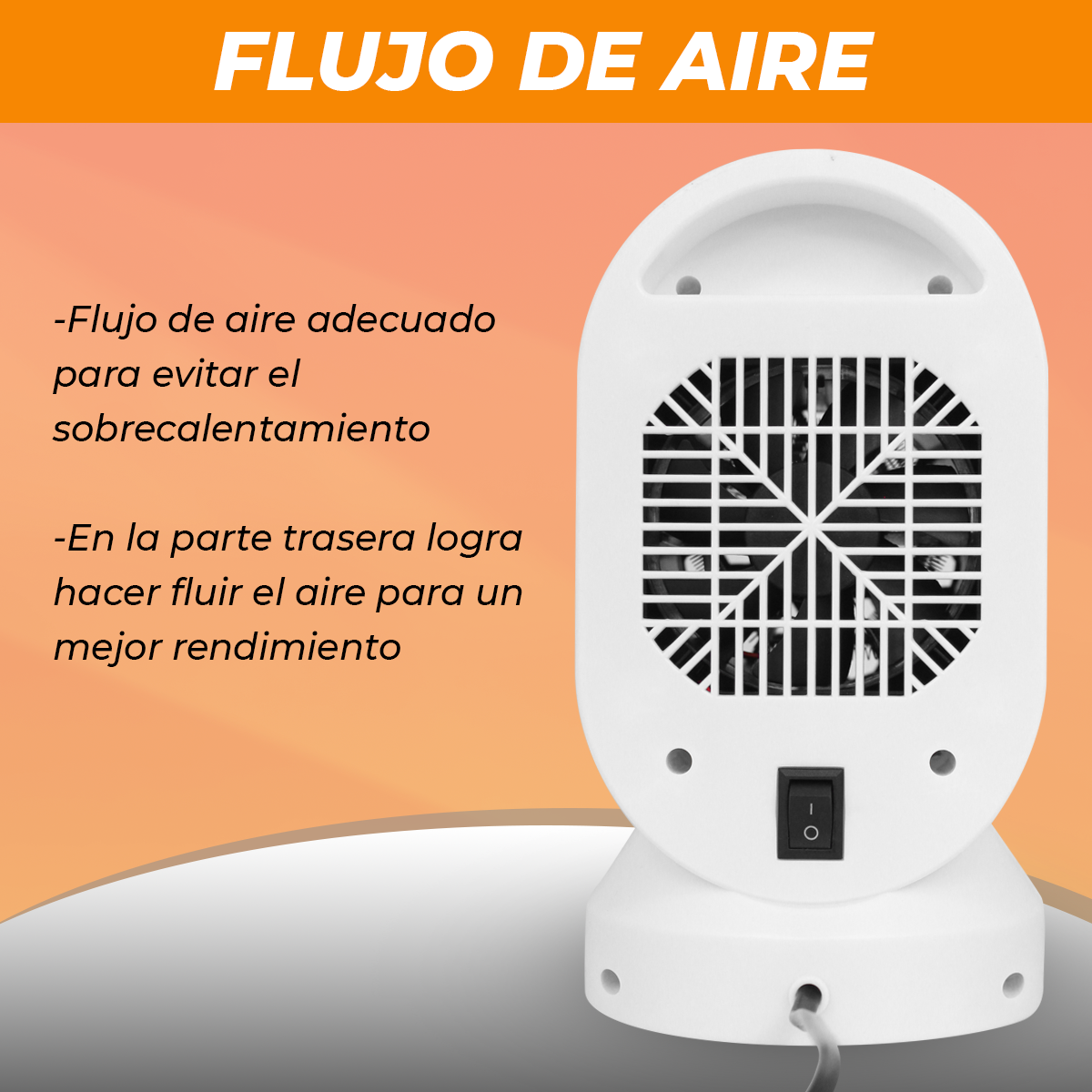 Mini Calentador Electrico Calefactor Calefaccion Portatil
