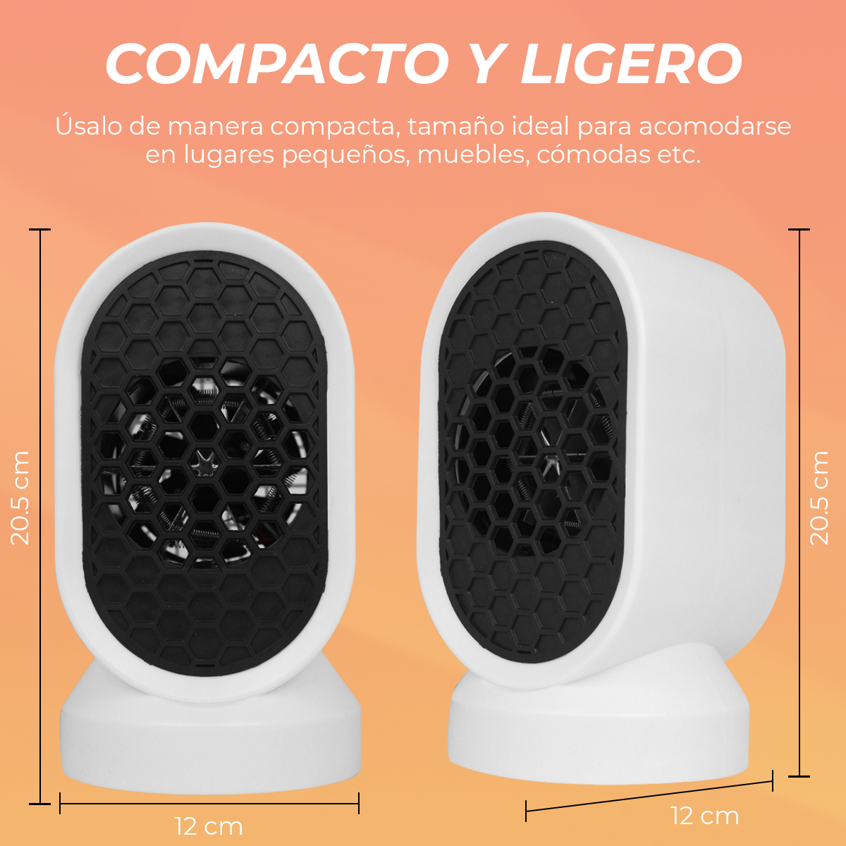 Mini Calentador Electrico Calefactor Calefaccion Portatil