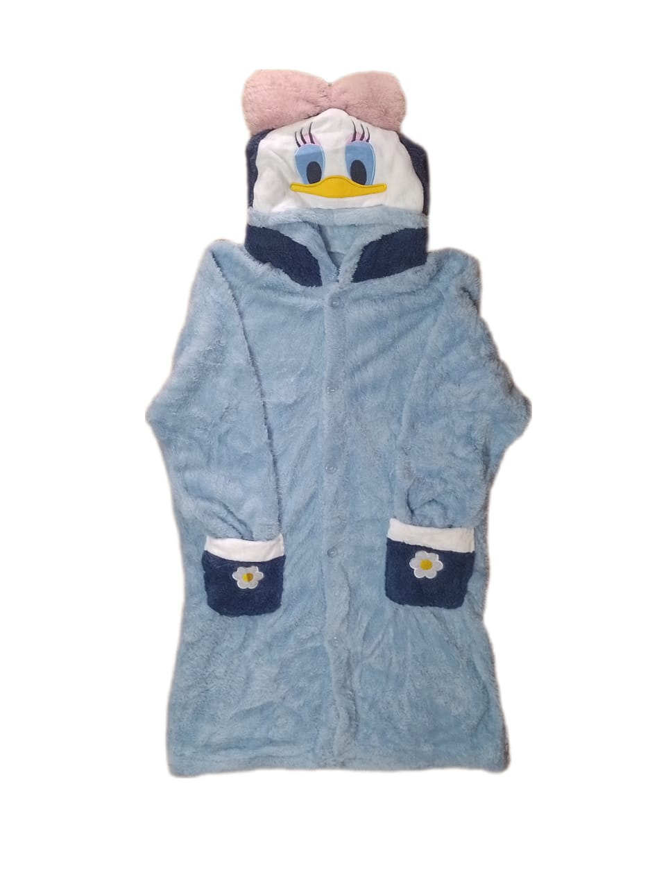 Bata Disney Pijama Daisy Duck Kigurumi con Capucha 3D