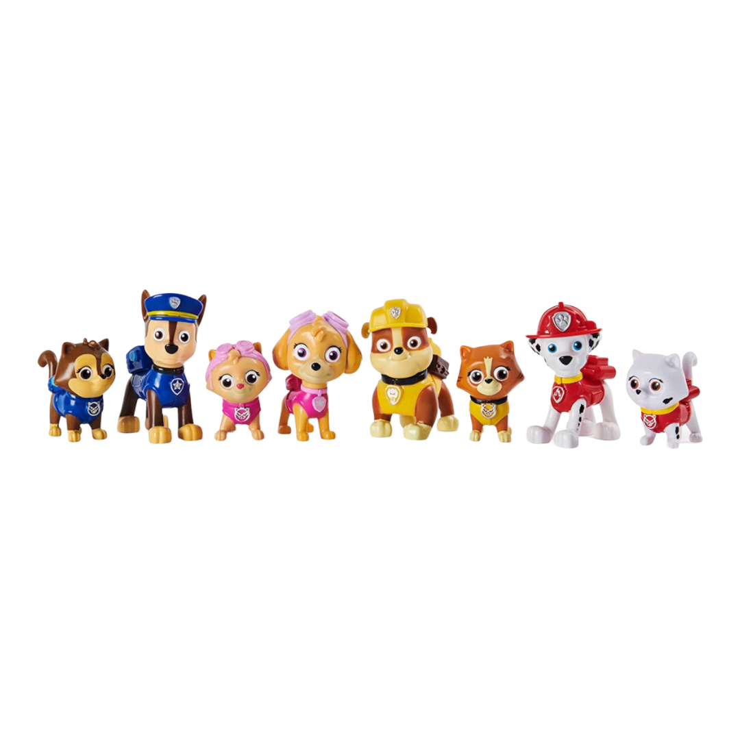PAW Patrol Set Figura Cachorros con Gatitos