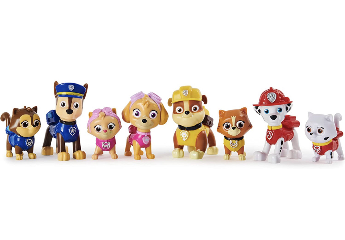 PAW Patrol Set Figura Cachorros con Gatitos